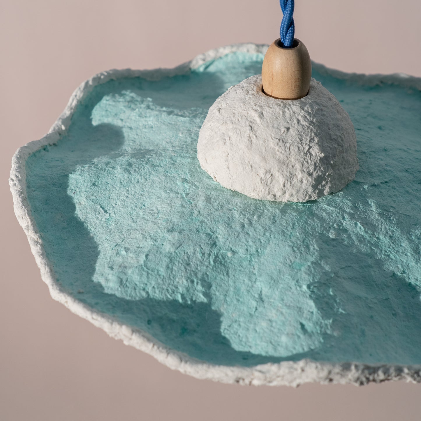 Artisan Series: "Paper Clay Pendants" (Blue) by Arielle Casale