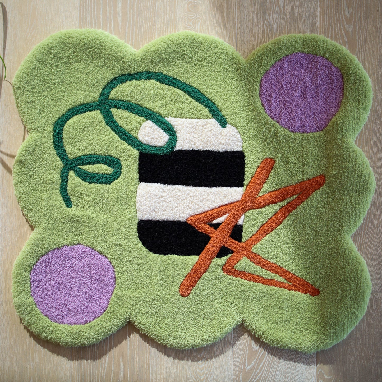 Artisan Series: "Toy Box" Tufted Rug by Emily Suvanvej
